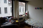 Kot Antwerpen. Kot, studio in Antwerpse studentenbuurt.